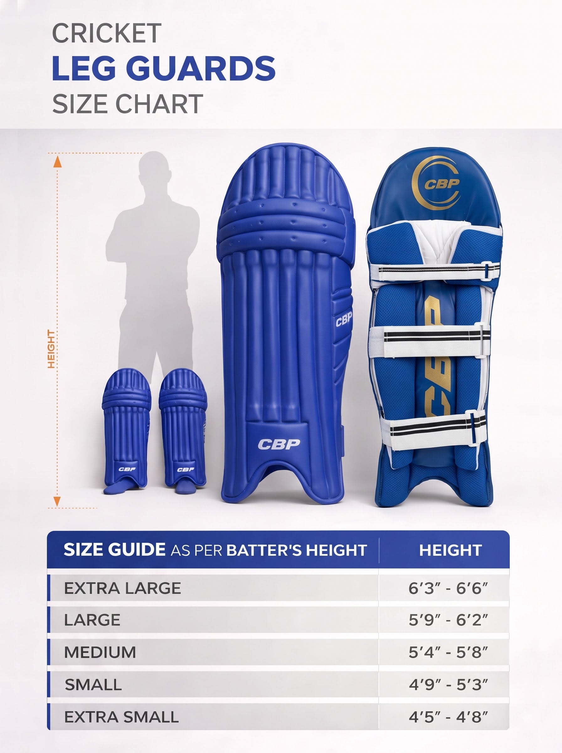 CBP Batting Pad – Blue Edition